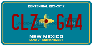 CLZG44  license plate in NM