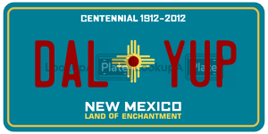 DALYUP  license plate in NM