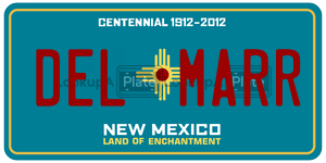 DELMARR  license plate in NM