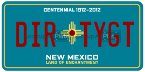 DIRTYGT  license plate in NM