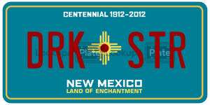 DRKSTR  license plate in NM
