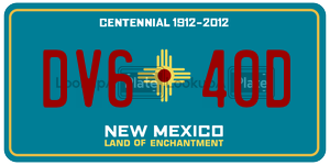 DV640D  license plate in NM