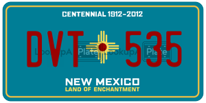 DVT535  license plate in NM