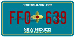 FF0639  license plate in NM