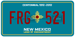 FRG521  license plate in NM