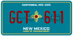 GCT611  license plate in NM