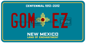GOMEZ  license plate in NM