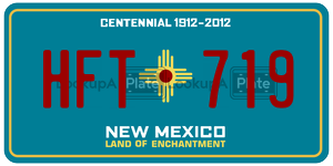 HFT719  license plate in NM