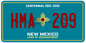 HMA209  license plate in NM