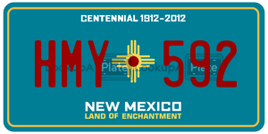 HMY592  license plate in NM