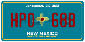HP068B  license plate in NM
