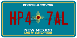 HP47AL  license plate in NM