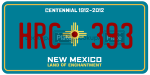 HRC393  license plate in NM