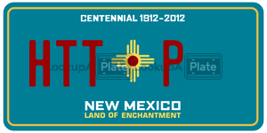 HTTP  license plate in NM