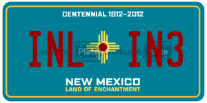 INLIN3  license plate in NM