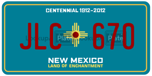 JLC670  license plate in NM