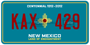 KAX429  license plate in NM