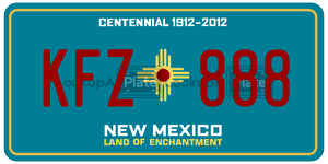 KFZ888  license plate in NM