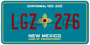 LGZ276  license plate in NM