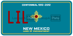 LIL  license plate in NM