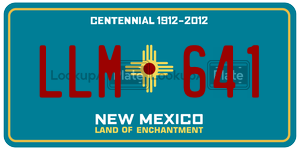 LLM641  license plate in NM