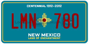 LMN780  license plate in NM