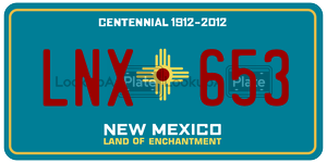 LNX653  license plate in NM