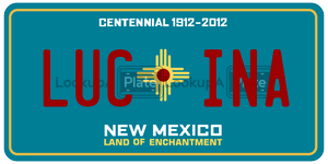 LUCINA  license plate in NM