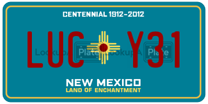 LUCY31  license plate in NM