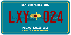 LXY024  license plate in NM