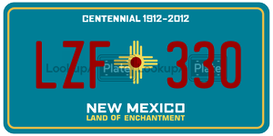 LZF330  license plate in NM