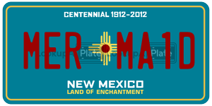 MERMA1D  license plate in NM