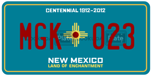 MGK023  license plate in NM