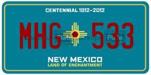 MHG533  license plate in NM