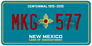 MKG577  license plate in NM