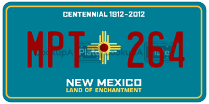 MPT264  license plate in NM