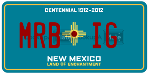 MRBIG  license plate in NM