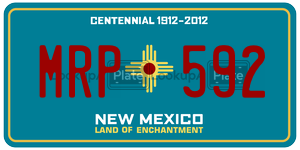 MRP592  license plate in NM