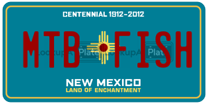 MTBFISH  license plate in NM