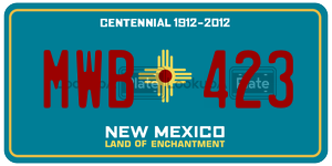 MWB423  license plate in NM