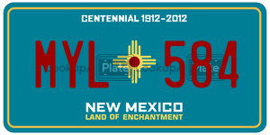 MYL584  license plate in NM
