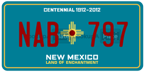 NAB797  license plate in NM