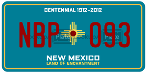 NBP093  license plate in NM