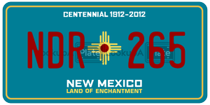 NDR265  license plate in NM