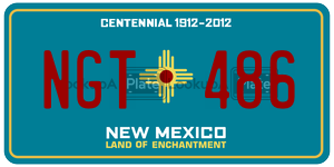 NGT486  license plate in NM