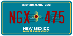 NGX475  license plate in NM