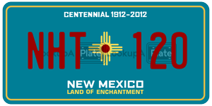 NHT120  license plate in NM