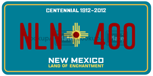 NLN400  license plate in NM