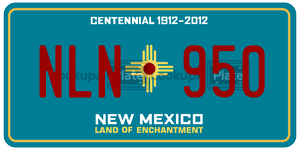 NLN950  license plate in NM