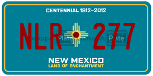 NLR277  license plate in NM